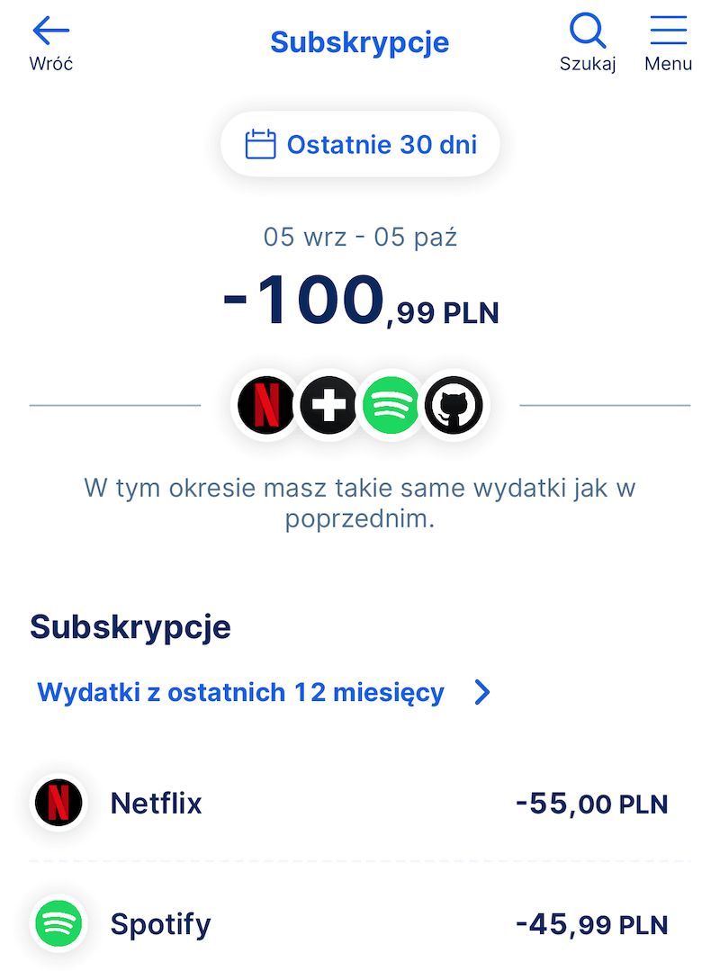 Erste Bank i informacja o subskrypcjach podpiętych pod kartę płatniczą