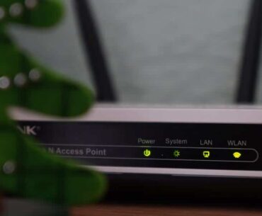 router i migające diody z internetem