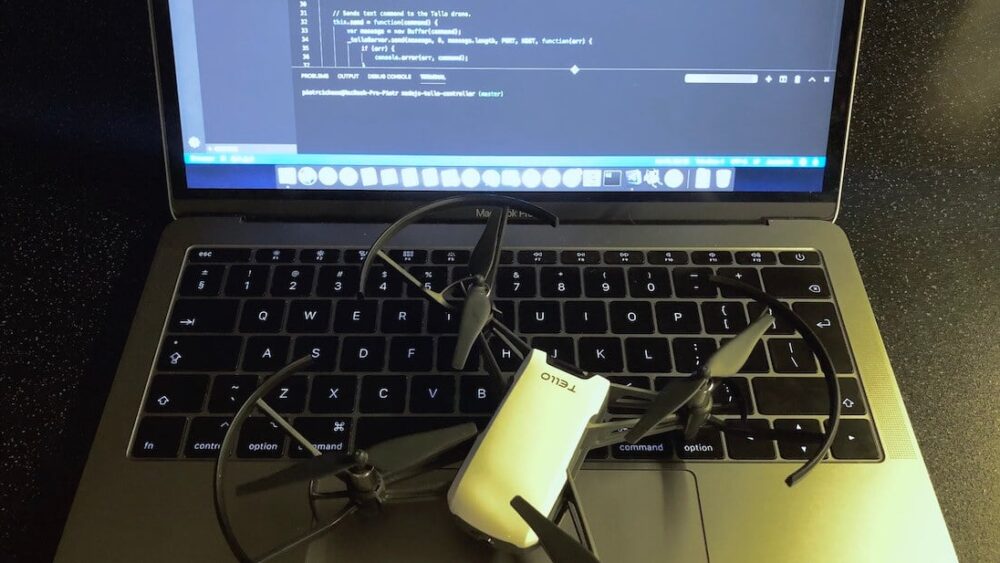 Jak zaprogramować drona Tello w Node.js (JavaScript)?