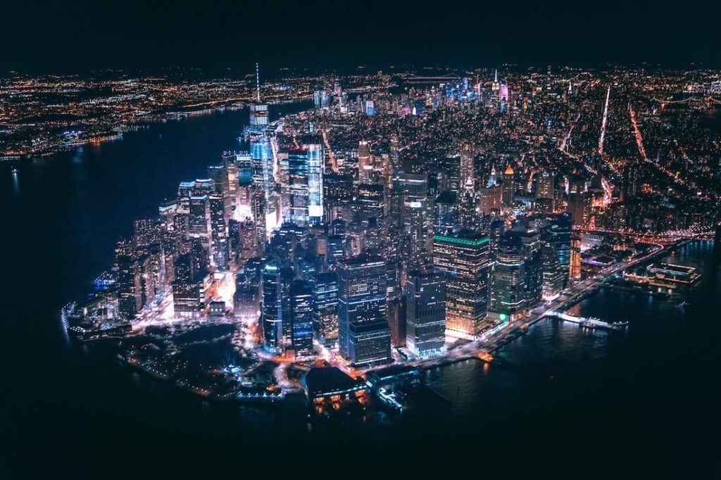 Zdjęcie Nowego Jorku z drona