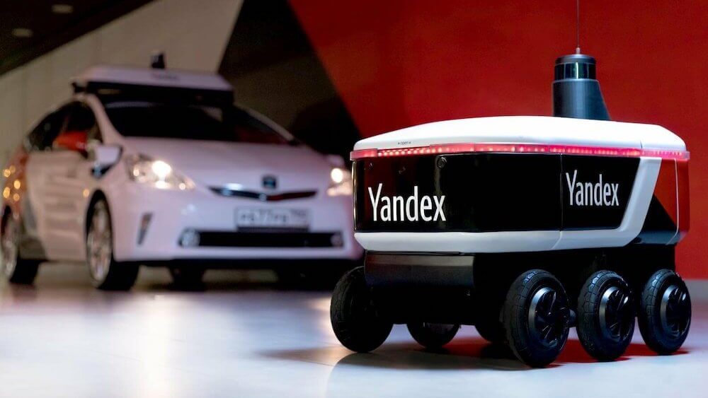 Yandex testuje autonomiczne roboty wysyłkowe w moskiewskiej siedzibie