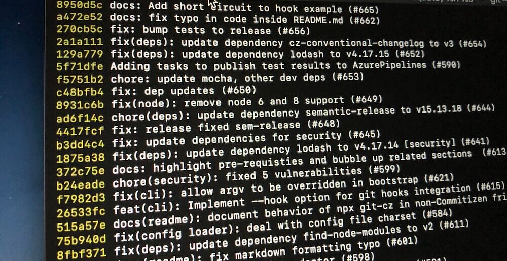 git commits