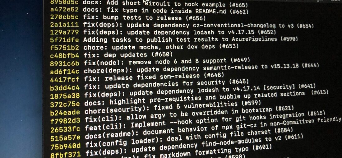 git commits