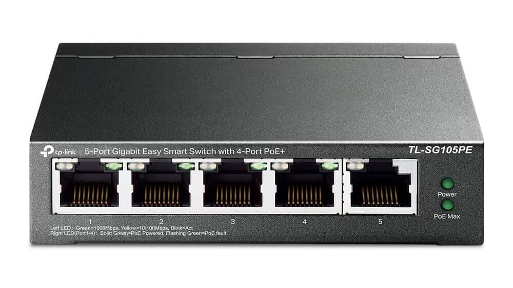 Nowe, kompaktowe switche PoE od TP-Link (TL-SG105PE, TL-SG1005LP, TL- SF1005LP, TL-SF1008LP i TL-SF1006P)