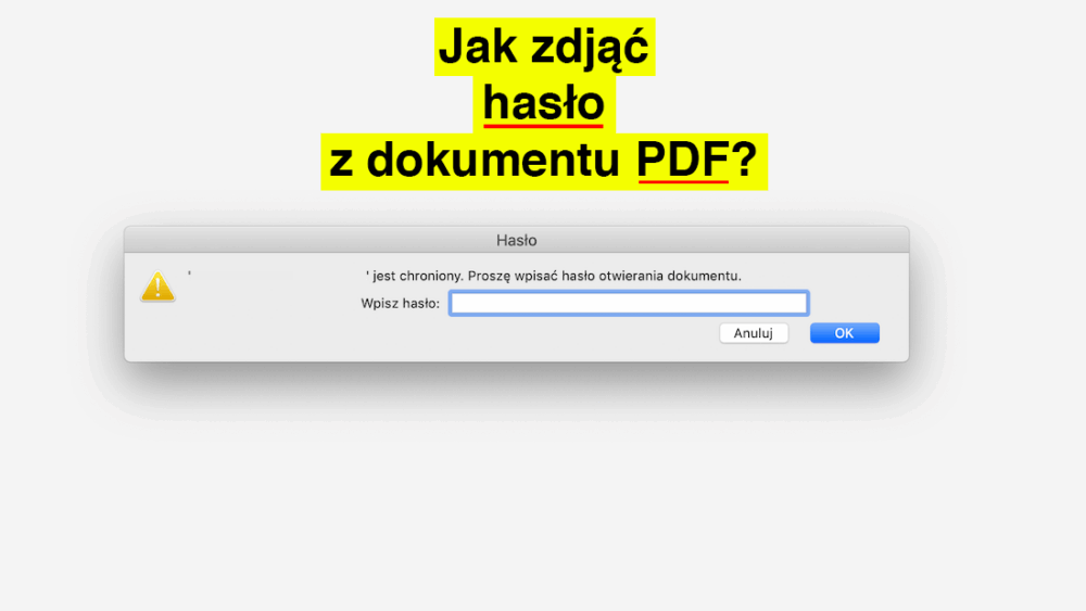 Jak usunąć szyfrowanie z pliku PDF (Windows i macOS)