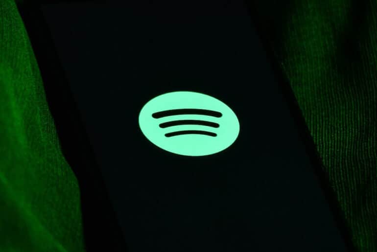 Ekran startowy Spotify