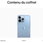Zawartość pudełka iPhone 13 we Francji