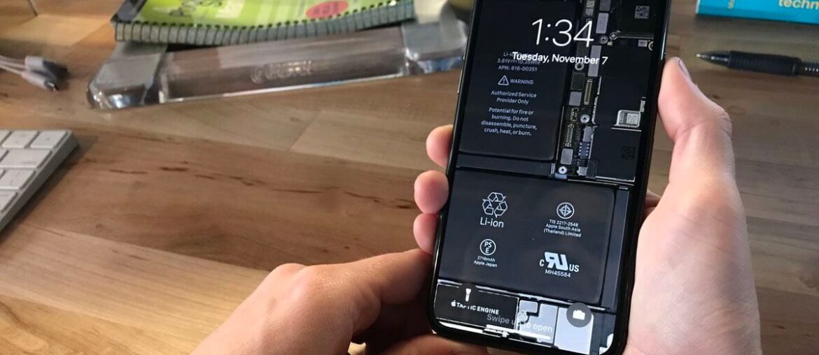 Przezroczysta tapeta iPhone