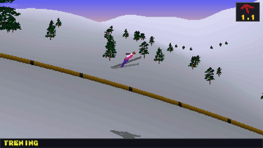 Ski Jumping Deluxe gameplay na iPhone