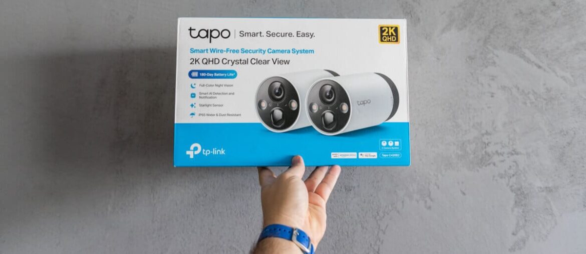 Pudełko z kamerkami TP-Link Tapo C420S2