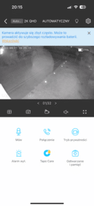 Zarządzenia kamerą w aplikacji Tapo