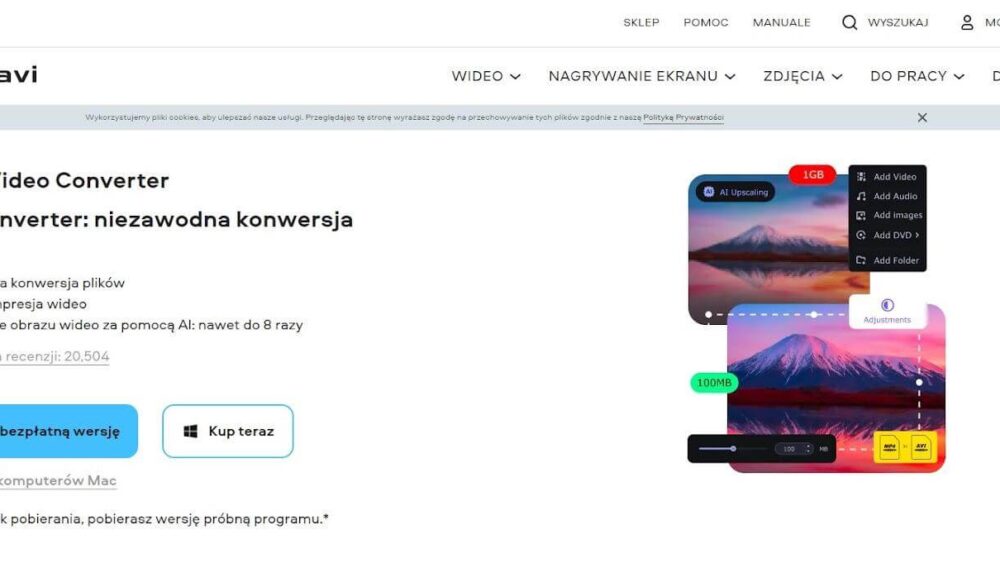 Recenzja Movavi Video Converter